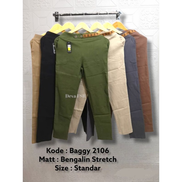 Celana Wanita Gesper Bengalin Stretch Soft Jeans Import 2106 | Double Stretch | Panjang Stretch|