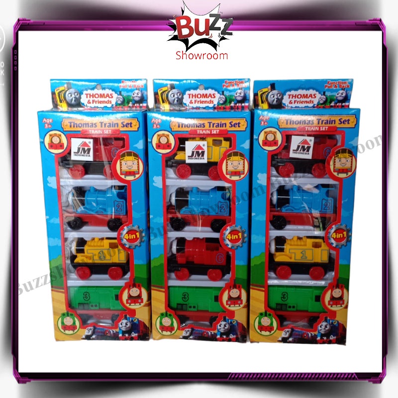 Train Play Set Tomas Mainan Anak Kereta Api Pullback