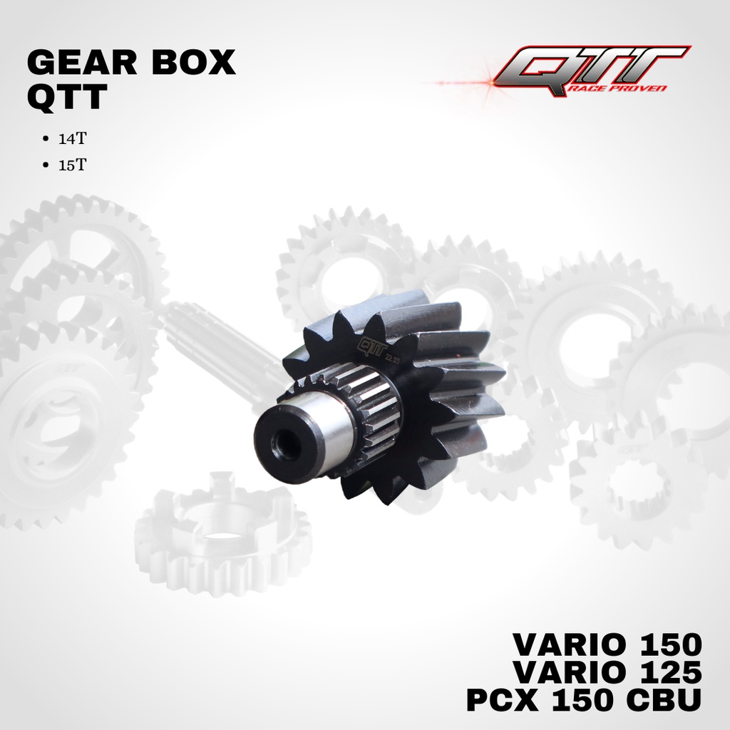 Gear Box RASIO QTT VARIO 150 125 PCX 150 OPTION