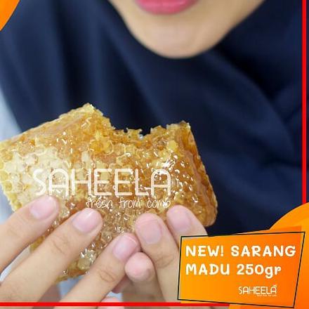 

limited STOCK!Sarang Madu Utuh Saheela 250 gram SAHEELA | Pure Honey Comb | Sarang Madu Asli|SQ7