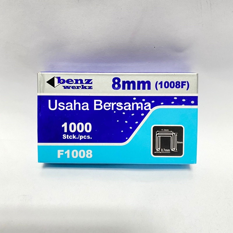 

Isi Staples 8mm F1008 BENZ isi 1.000 pcs (5/16)