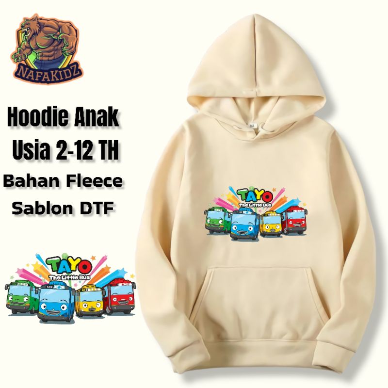 HOODIE ANAK HEY TAYO LITLE BUS SWEATER ANAK LAKI LAKI PEREMPUAN HEY TAYO LITLE BUS JAKET ANAK BUS TA