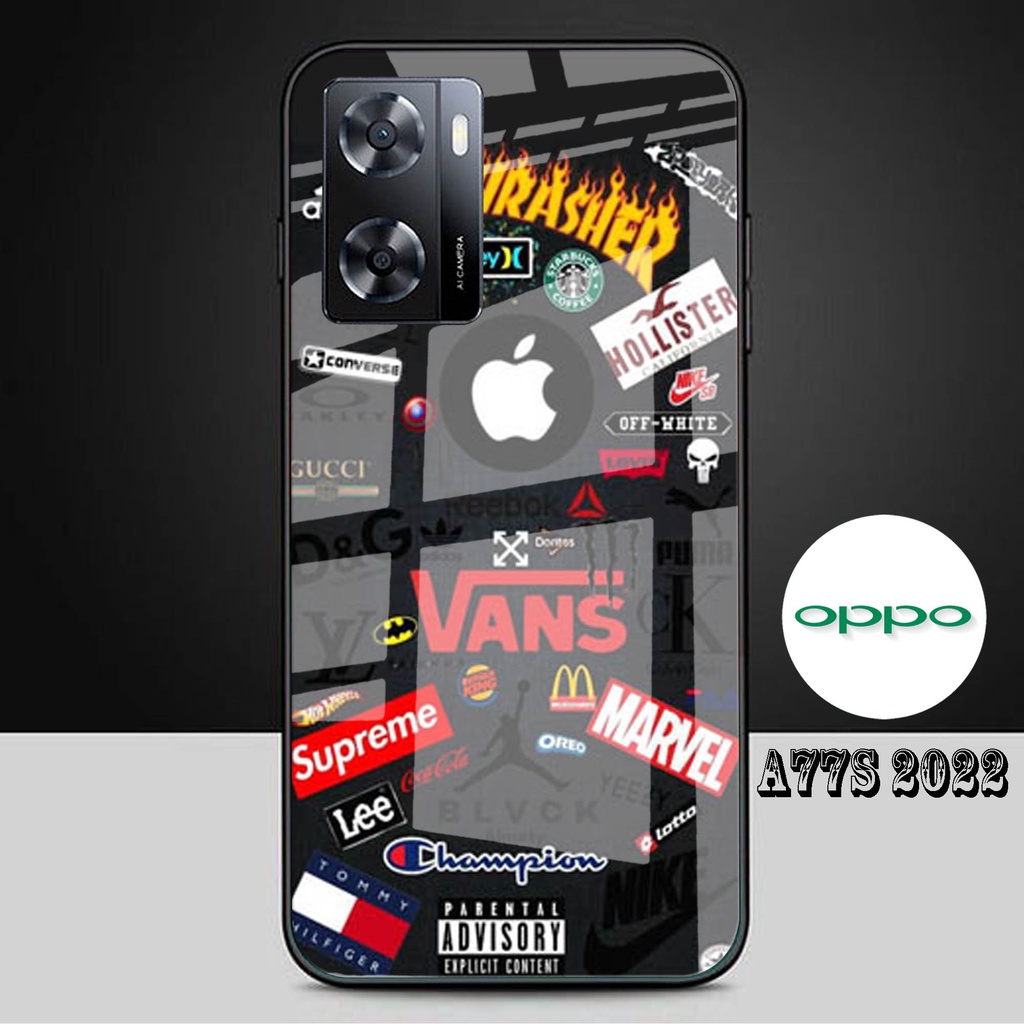 [A12] Case Oppo A77S / Softcase Kaca Kilau Oppo A77S / Casing Handphone Oppo A77S / Case Oppo A77S -