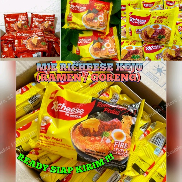 

NEW Mie Richeese Mi Instan Recheese Goreng Ramen Keju Pedas Viral - GORENG KEJU, LEVEL 0