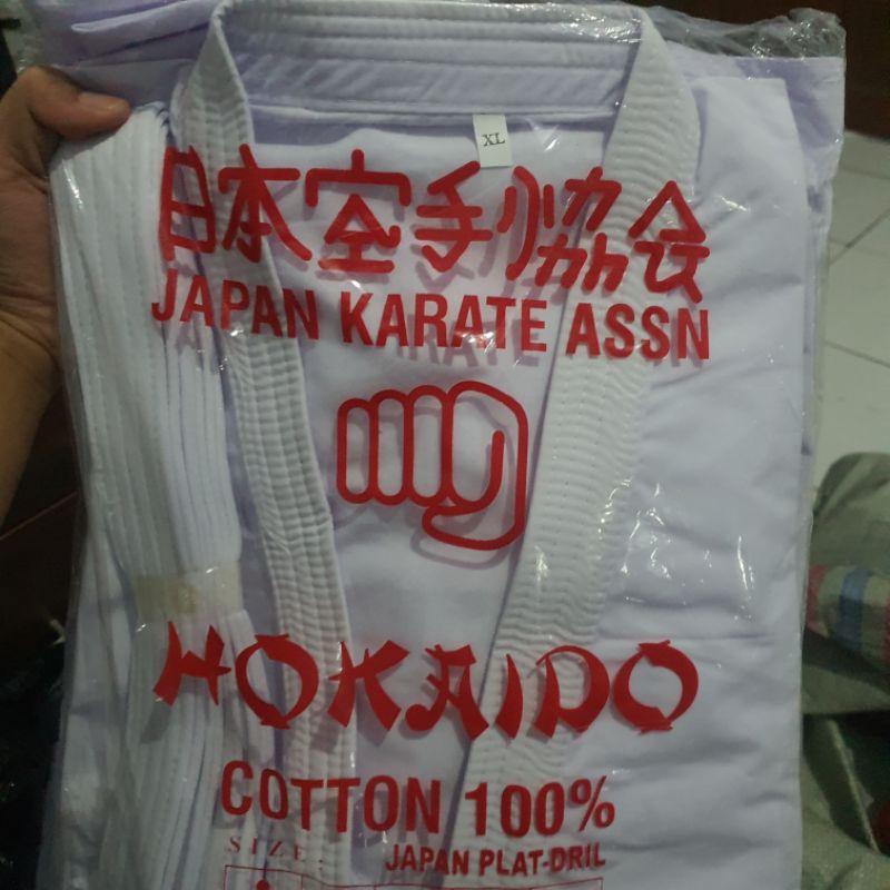 baju Karate merk Hokaido bahan berkualitas