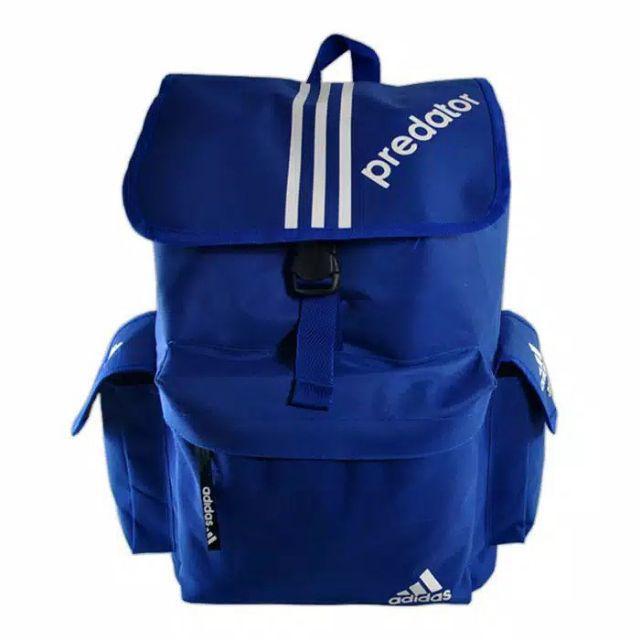 Tas Ransel Backpack Sekolah SMP SMA Kerja Cowok / Laki Laki / Cewek / Perempuan ADIDAS PREDATOR mura