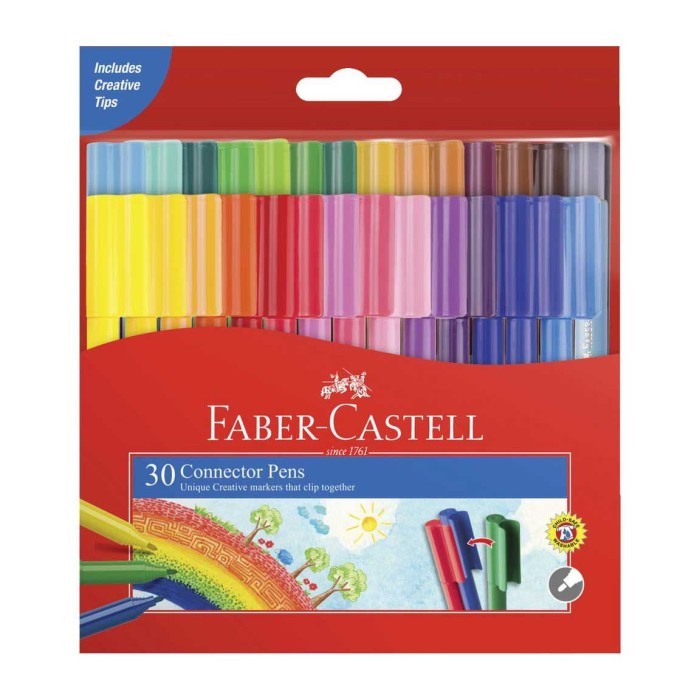 

Faber Castell Connector Pen 30 Color Marker