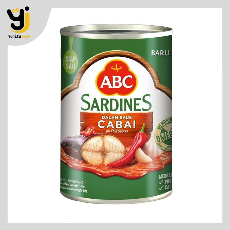 

[YUNITA JAYA] SARDINES ABC SAUS CABAI 425gr