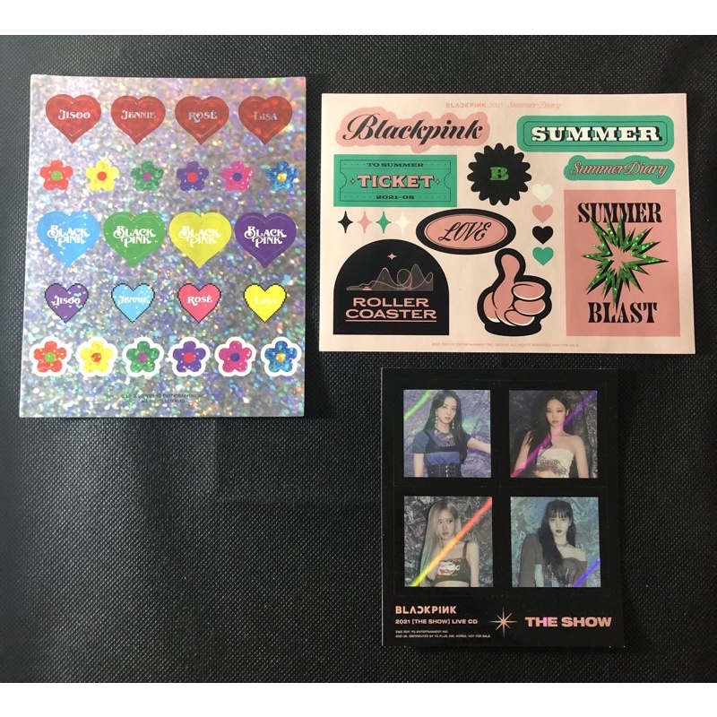 STICKER BLACKPINK WELCOL 2020 SUMDI 2021 CD THE SHOW OFFICIAL