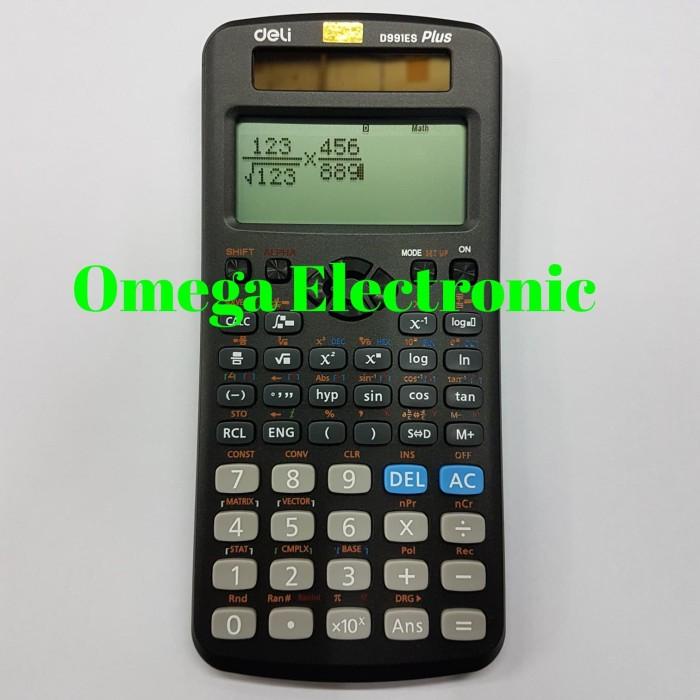 

Calculator Deli D991Es Plus - Scientific Kalkulator Ilmiah Sekolah Fx-991Es Plus