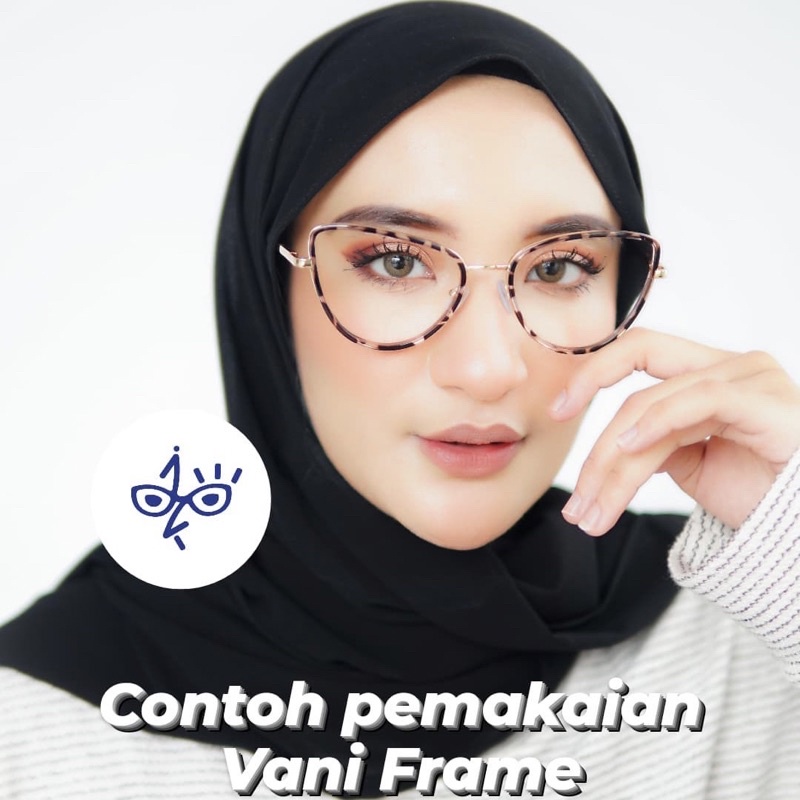 Paket Bundling Kacamata Vani Frame dengan Lensa Minus Cylinder Anti Radiasi Photocromic Bluecromic -