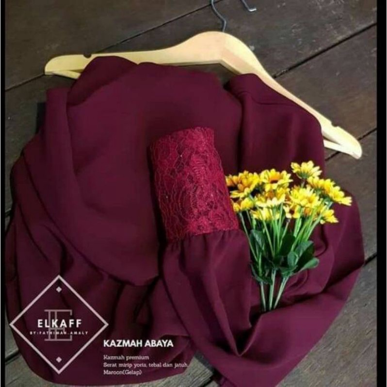 Kazmah Abaya Original Elkaff by Griya Musafa