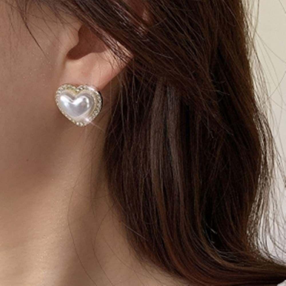 Mxbeauty Anting Wanita Elegan Gadis Hadiah Perhiasan Aksesoris Berlian Imitasi Tulip Ear Hook