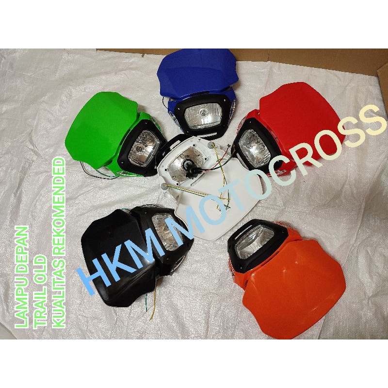 Reflektor trail old jadul yang suka barang antik dan jaman now totok lampu trail jadul trail a headl