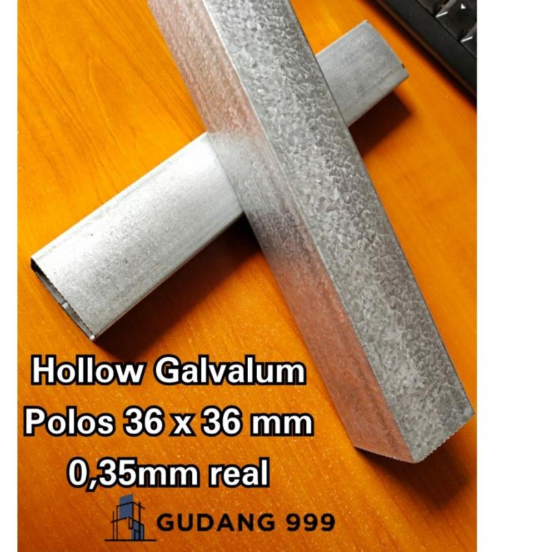 Dapatkan Segera ✼ HOLLOW / HOLO / RANGKA HOLLOW GYPSUM / HOLLOW GALVALUM POLOS 4x4 0,4mm.