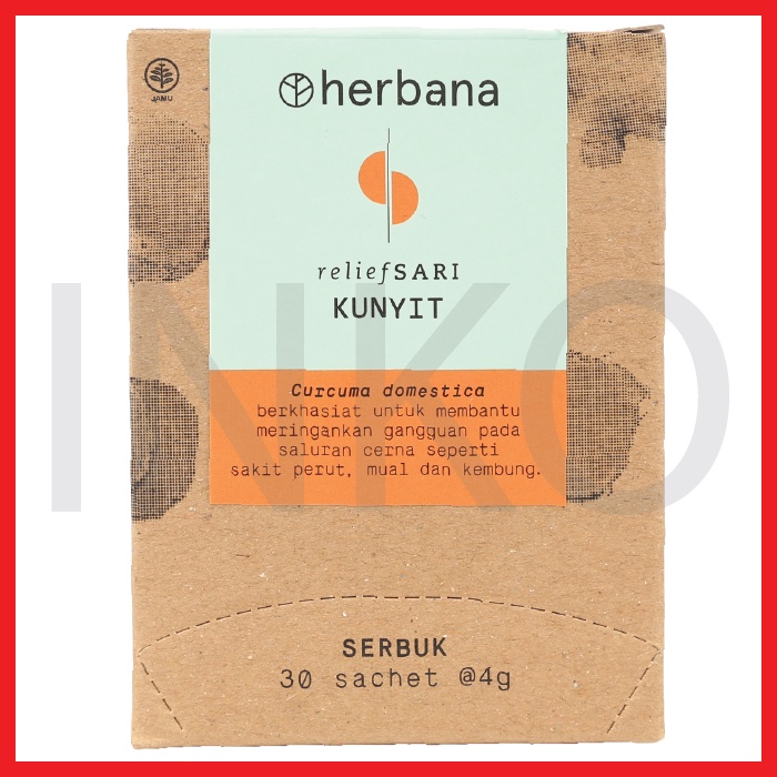 

HERBANA RELIEF SARI KUNYIT SERBUK SACHET 30X4GR