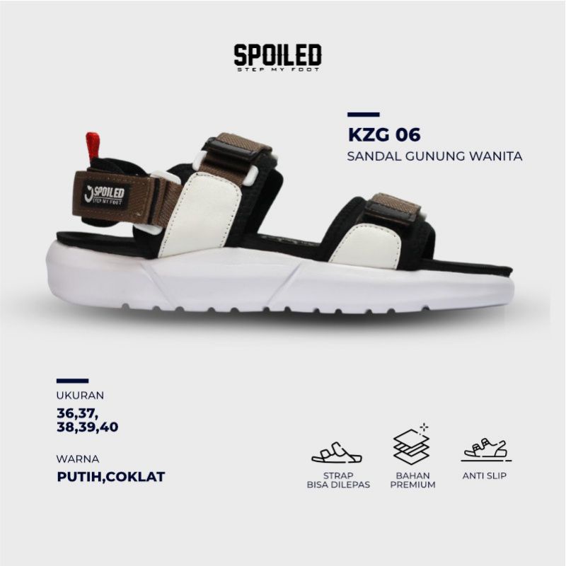 Spoiled - Fuji Yama 06 Sandal Cewek Wanita Perempuan Murah Sendal Tali Karet Sepatu Gunung Traveling