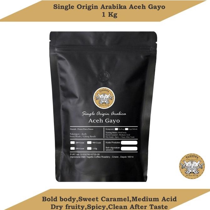 

KOPI ARABIKA ACEH GAYO 1KG BIJI / BUBUK | SPECIALTY ARABICA COFFEE