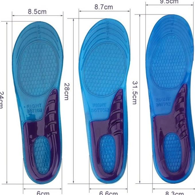 [BAYAR DI TEMPAT] 1 Pasang Insole Sepatu Gel Orthotic Arch Shock Anti Sakit dan Pegel - Insole Sepatu PRIA