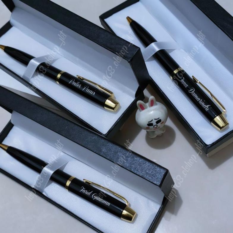 

[KODE M7AFE] Pulpen Custom HS-222 Model Parker | Free Laser Custom Grafir Nama | Pulpen Metal Pen Parker TW Promosi | Pen Metal Model Putar tinta hitam