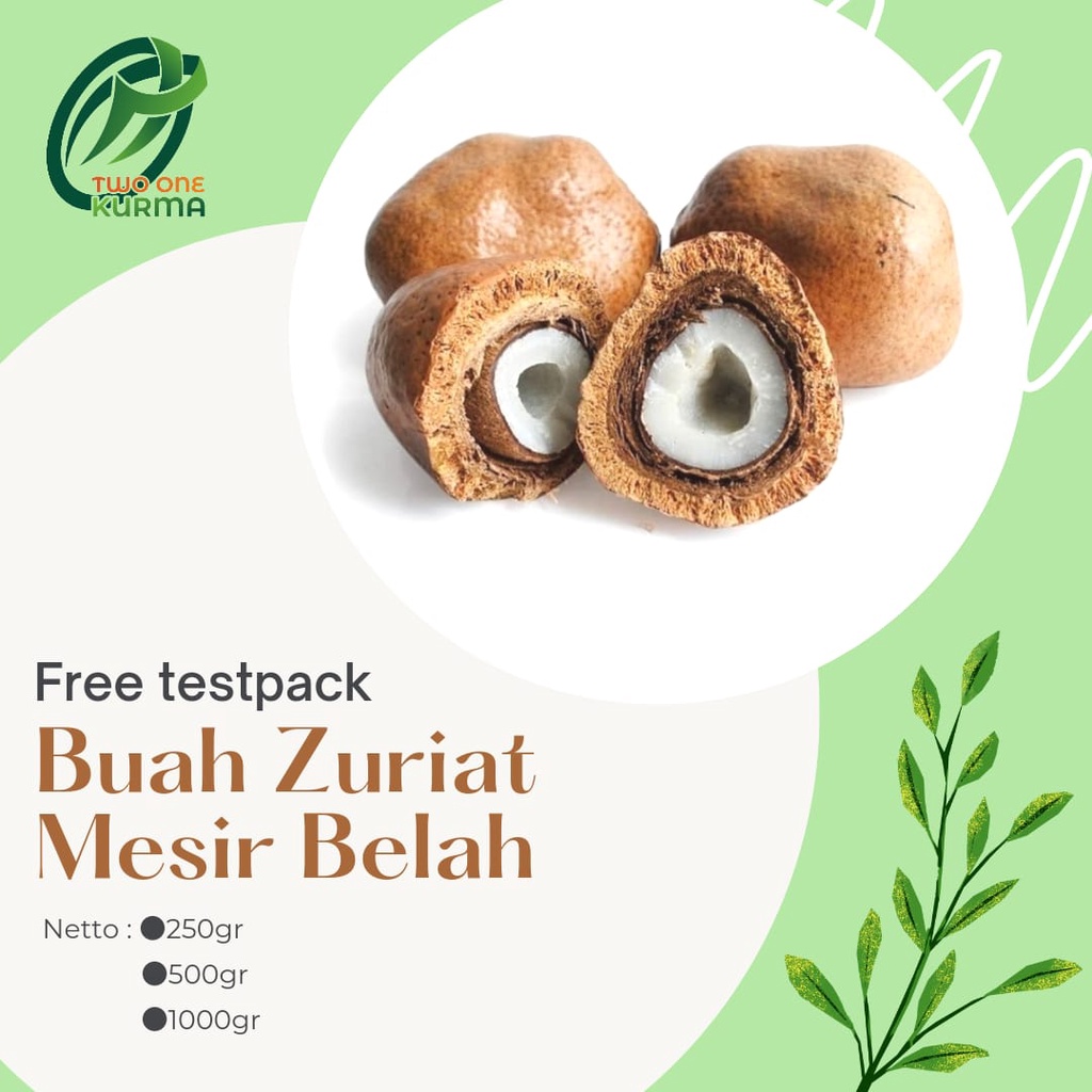 

Buah zuriat 1kg terbelah / buah zuriat mesir belah/ zuriat promil original