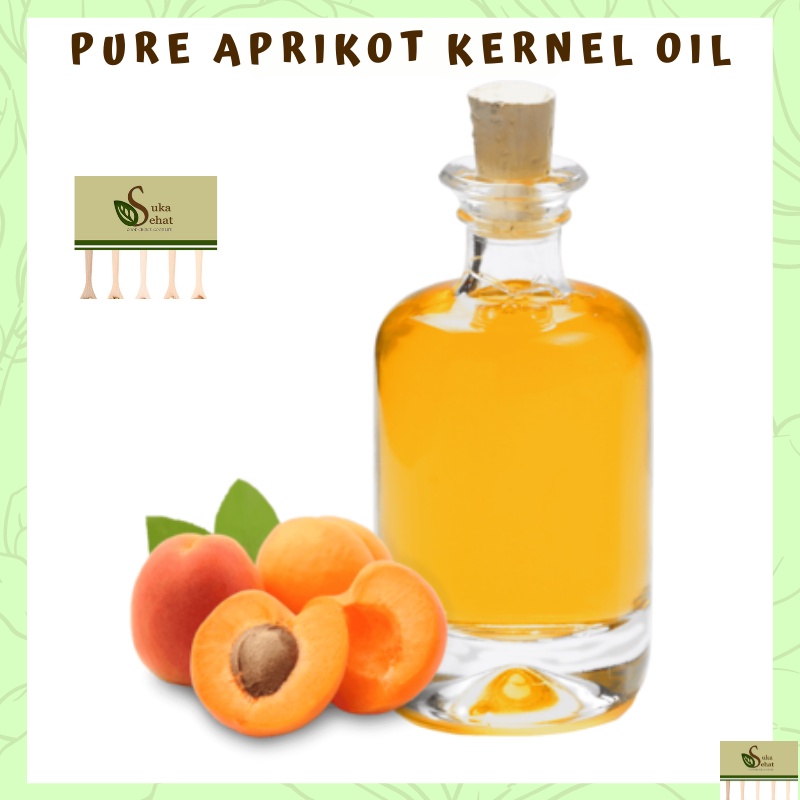 Jual Apricot Kernel Oil 1 liter Cold Pressed Murni 100 Minyak Biji