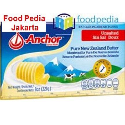 

Import ✨Terbaik✨ Anchor Unsalted Butter 227 GR Halal Import New Zealand Premium buruan
