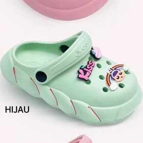 Sandal BUSTONG Anak Full Jibbitz Baim Fuji COLLIN B 6130-5 / Sandal Anak Baim Fuji Viral