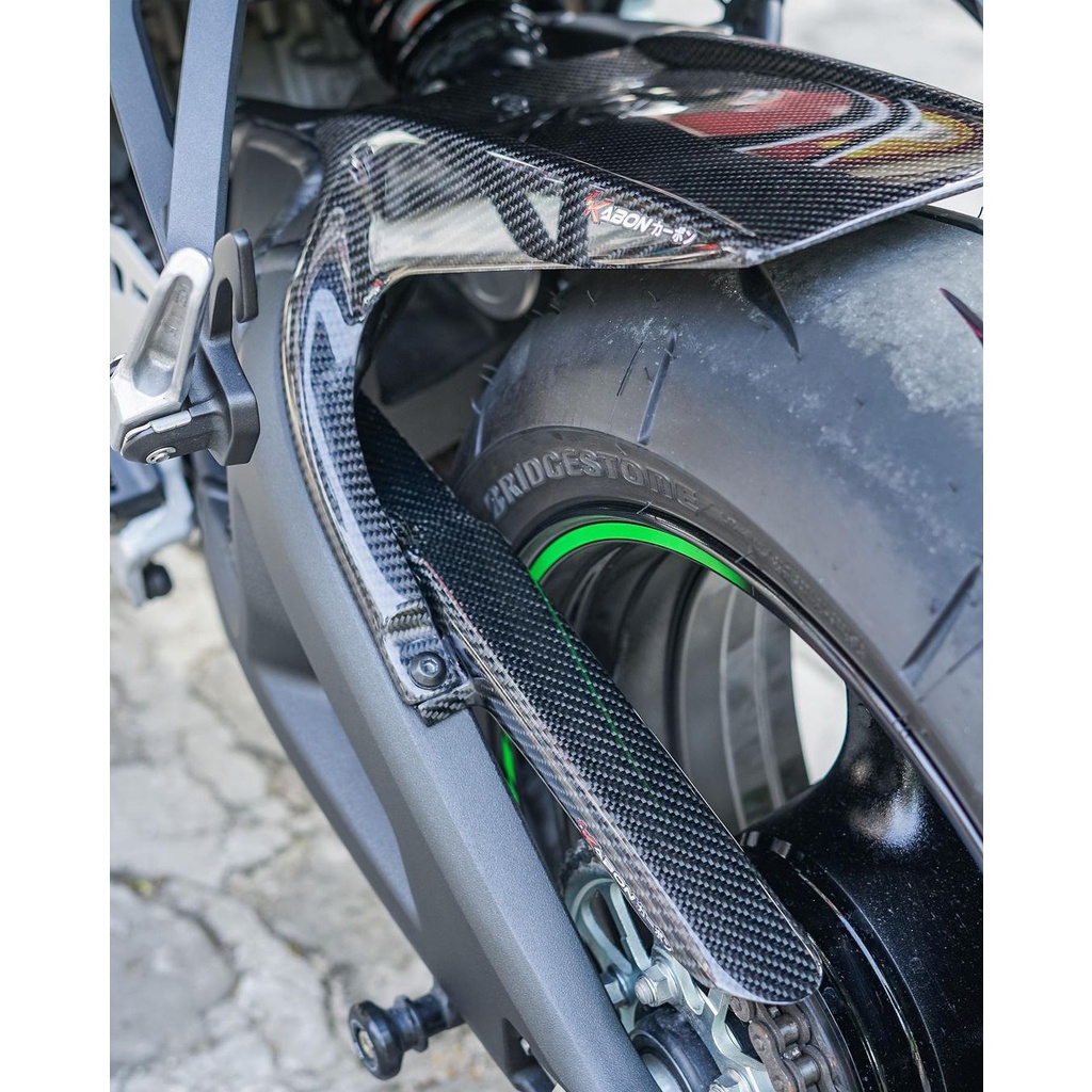 spakbor kolong hugger carbon zx10r zx10 original by kabon