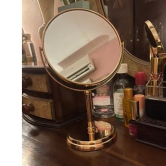 Kaca Rias/Kaca Make up/Cermin Make Up/Cermin Rias Pembesaran/Cermin Meja