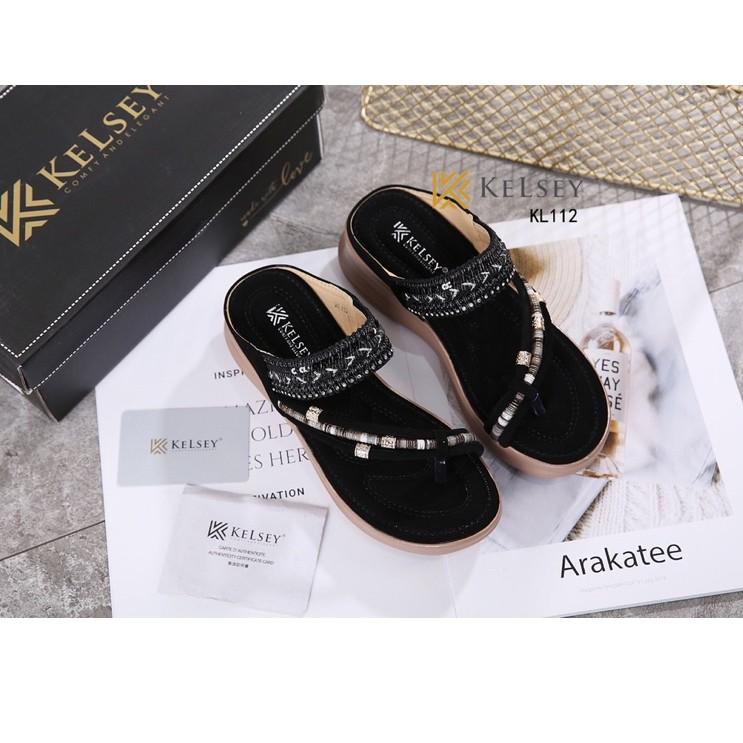 SAT.22Oc22ᵞ ▪ Kelsey Sandal Wedges Wanita  Kelsey / Wedges Sandal 5cm  KL112