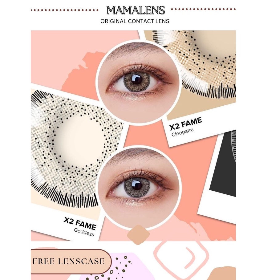 Softlens X2 Fame Minus -3.25 sd -6.00 Free Lenscase - MAMALENS