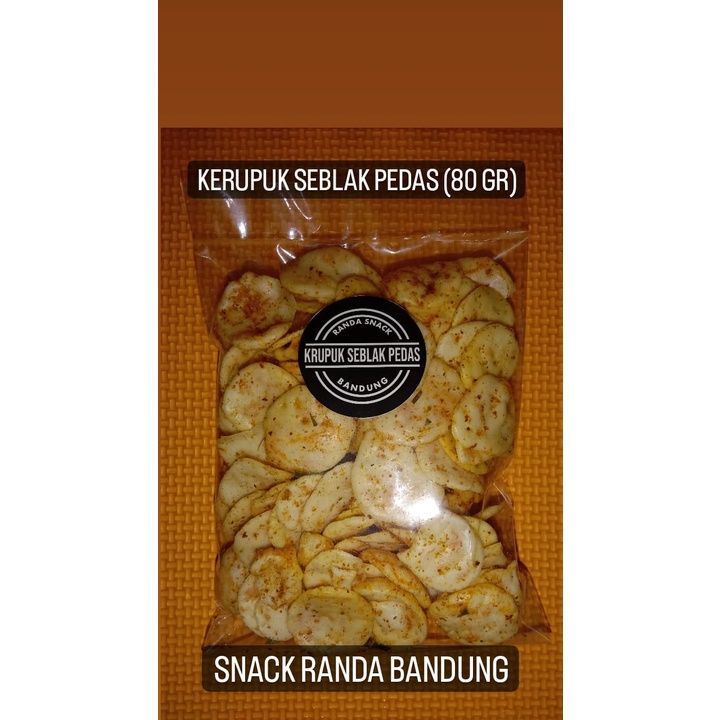 

KERUPUK SEBLAK PEDAS 80 GRAM