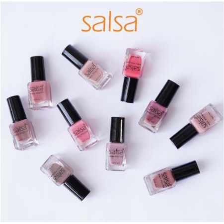 [PER BOX] ^ KYRA ^ Salsa Nude Series dan Glamour Kutek Cat Kuku Nail Polish (1 Set -&gt; Isi 6 pcs)