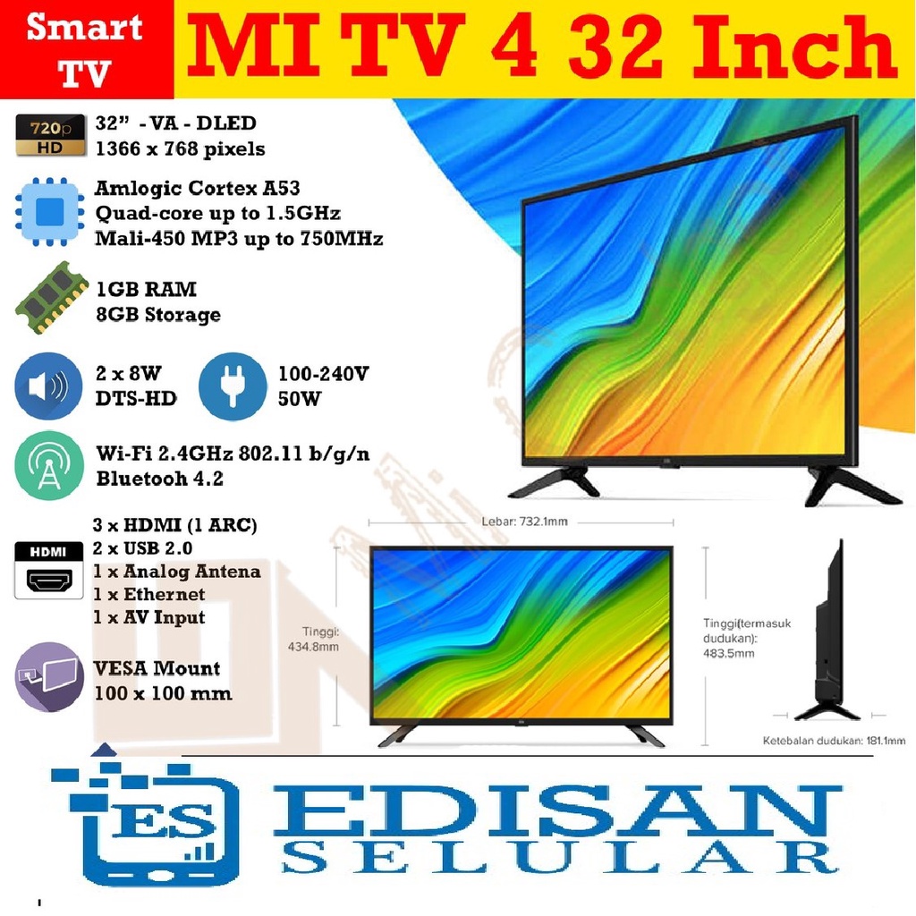 MI TV A2 32 Inci - KHUSUS EXSPEDISI