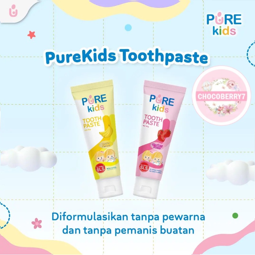 Pure Kids Toothpaste pasta gigi odol anak bayi Baby Tooth Paste