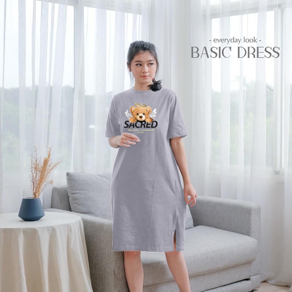 basic dress polos wanita