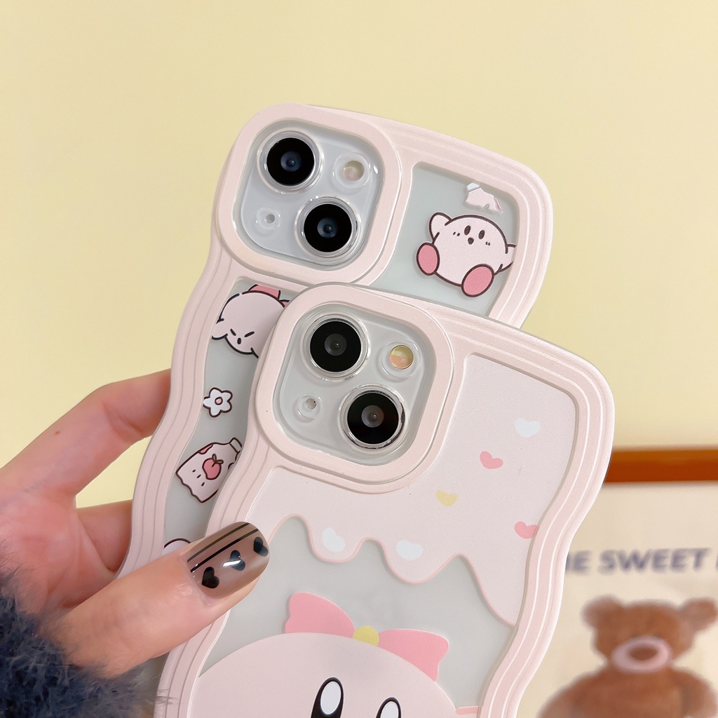 Soft Case TPU Motif Kartun Kirby Untuk Samsung A04E A04 A12 A32 A04s A03 A13 A50 A50S A03s A53 A51 A11 A31 A21s A22 A23 A33S A52 Apr