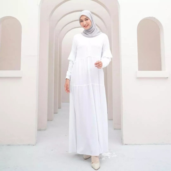 Gamis Dewasa Putih Polos Gamis Wanita Terbaru 2022 Gamis Putih Manasik Haji Gamis Busui Friendly Gamis Dewasa Jumbo Gamis Kondangan Simple Gamis Remaja Kekinian Gamis Polos