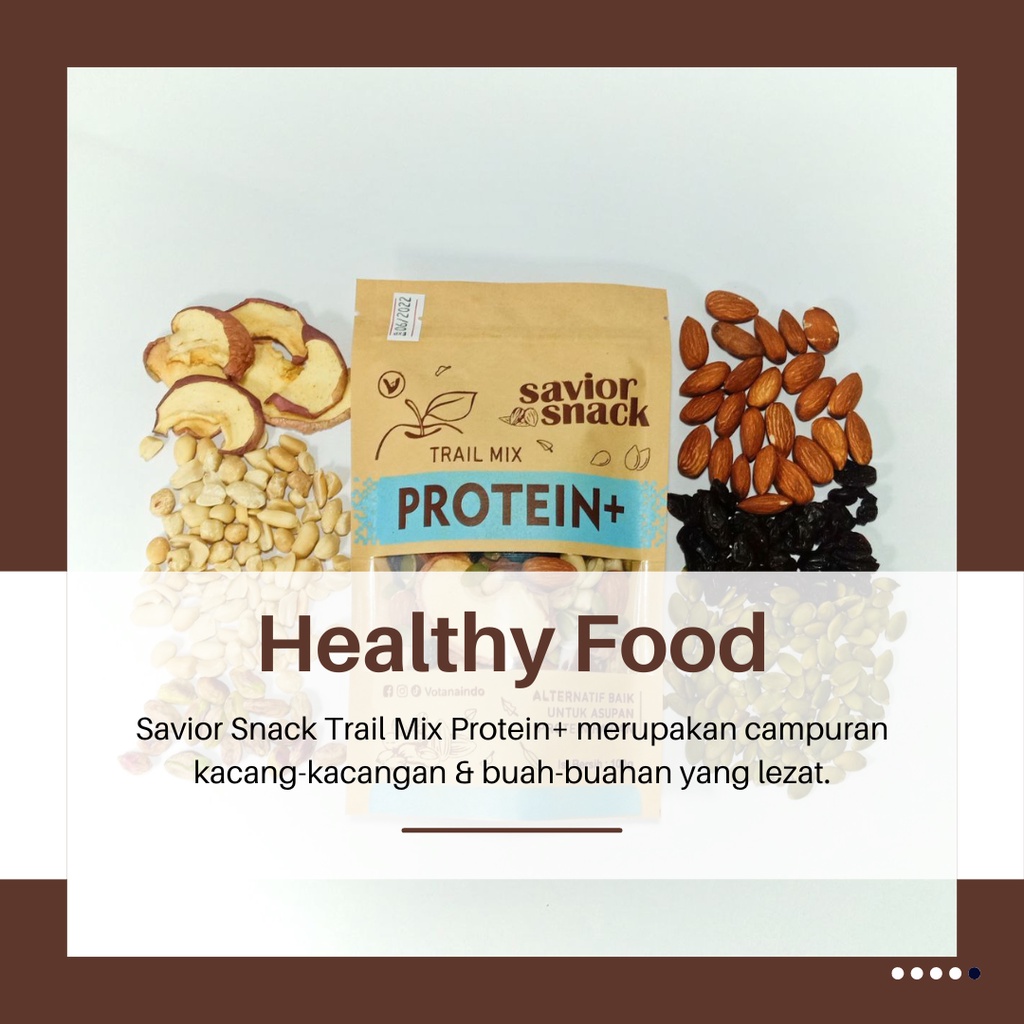 Cemilan Diet Rendah Kalori dan Rendah Gula SAVIOR SNACK PROTEIN+ Makanan Pengganti Nasi Untuk Diet Alternatif Baik Untuk Asupan Protein Harian