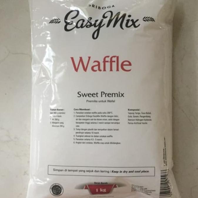 

[COD] Tepung Premix Sriboga Easymix Waffle 1kg [COD]
