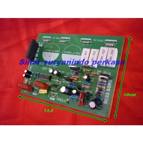 Kit Driver Subwoofer Mono 300Watt, Rangkaian, 031D