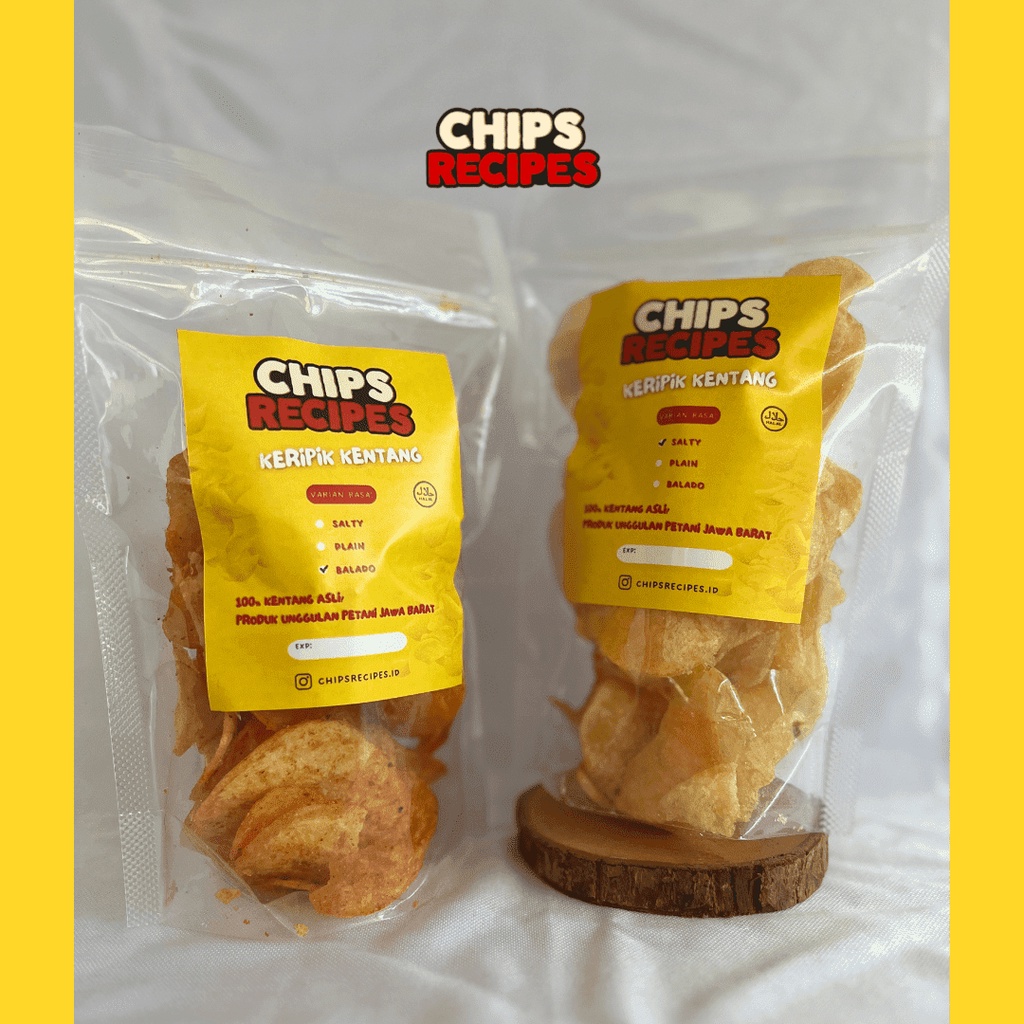 

Chips Recipes Keripik Kentang - Balado