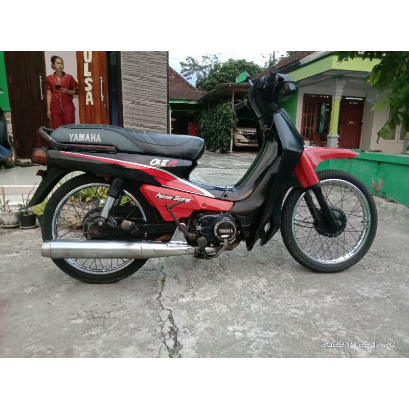 motor Yamaha Alfa 2tak DOBELSTATER 1992 STNK BPKB komplit terawat standar