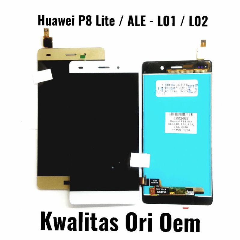 Ori Oem Lcd Touchscreen Fullset Huawei P8 Lite - ALE - L21 ALEL21