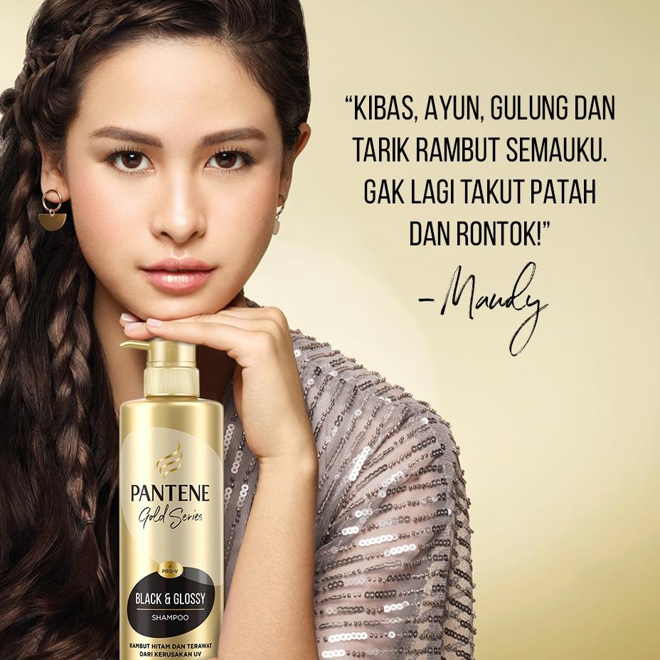 Model Baru--Pantene Pro-V Gold Series Strong & Thick Shampoo 450 ml