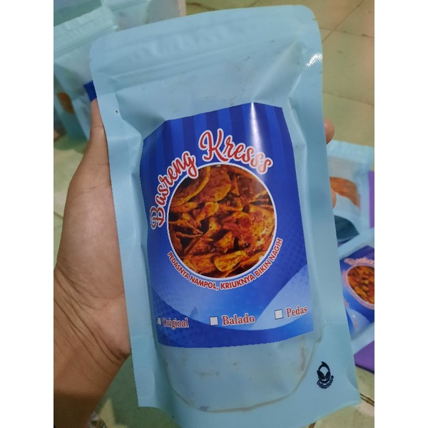 

Basreng Pedas Basreng Kresss Basreng renyah Gurih extra daun jeruk
