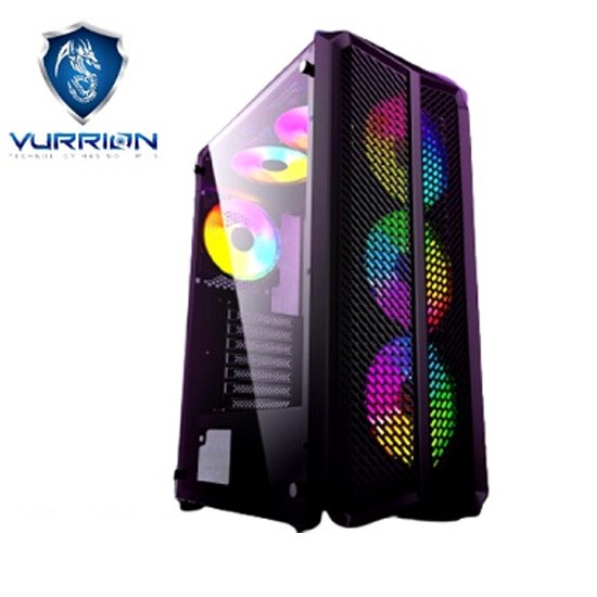 Casing PC Gaming Vurrion Salvatore (ATX mATX Mini-ITX  & No Fan)