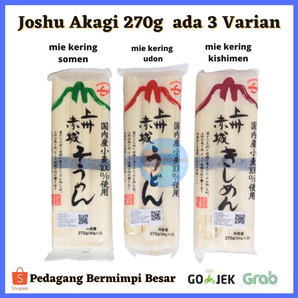 Joshu Akagi 270g/ Joshu Akagi 270g ada 3 Varian/ Joshu Akagi/ Mie Kering