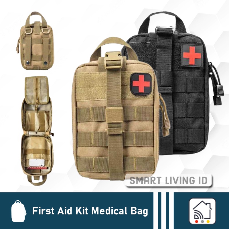 Tas Medis Obat P3K Army Look First Aid Kit Medical Travel Bag